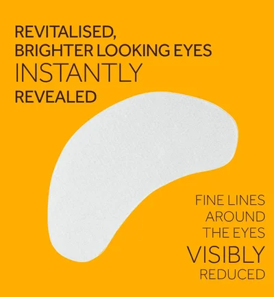 revitalised brighter looking eyes instantly revealed. Fine lines around the eyes visibly reduced