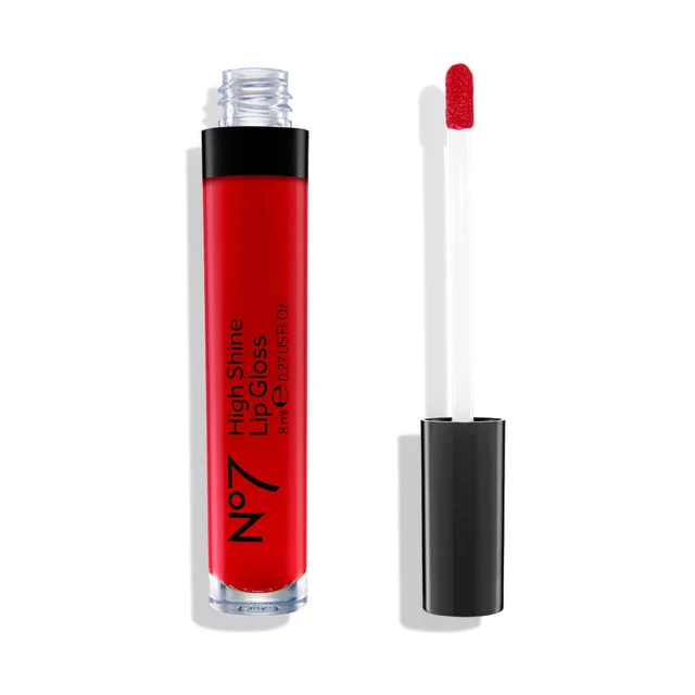 No7 High Shine Lip Gloss 8ml (Various Shades)