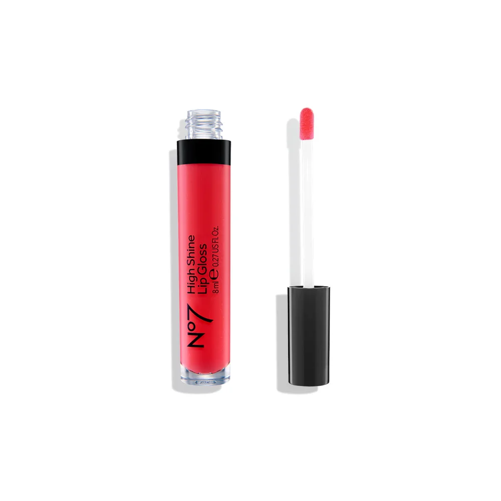 No7 High Shine Lip Gloss - Just Peachy Image 1