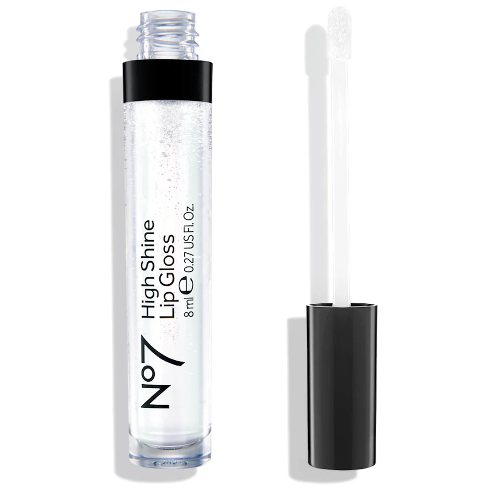 No7 High Shine Lip Gloss 8ml - Translucent Image 1
