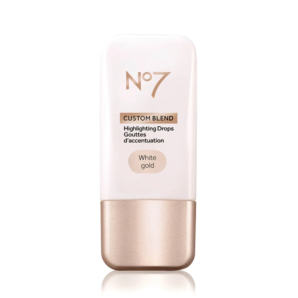 No7 Custom Blend Highlighting Drops White Gold 15ml Image 1