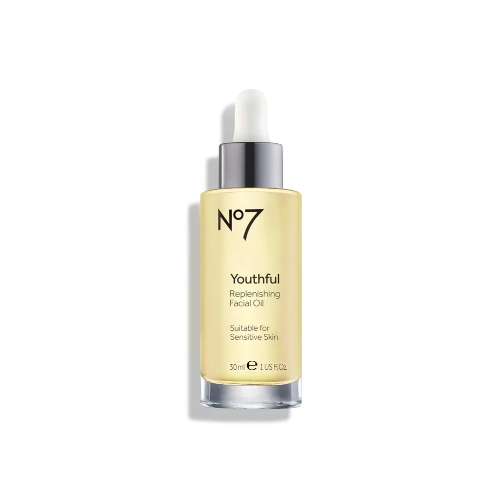 No7 Youthful Replenishing Facial Oil 30ml Image 1