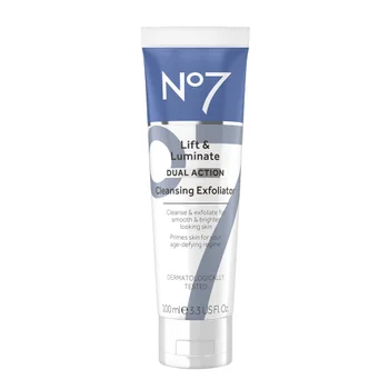 No7 Lift & Luminate Dual Action Cleansing Exfoliator 100ml