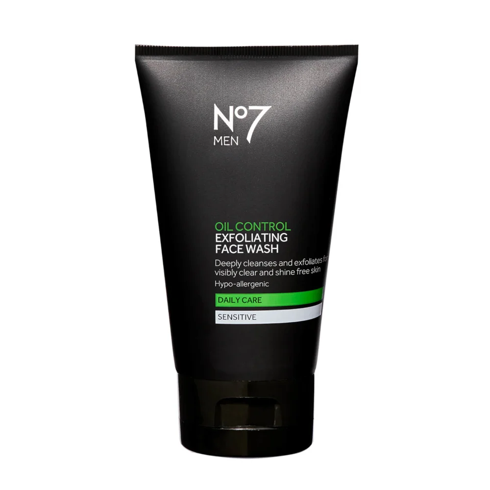 No7 Men Oil Control Exfoliating Face Wash 150ml Image 1