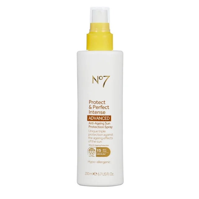 No7 Protect & Perfect Intense ADVANCED Anti-Ageing Sun Protection Spray SPF15 200ml