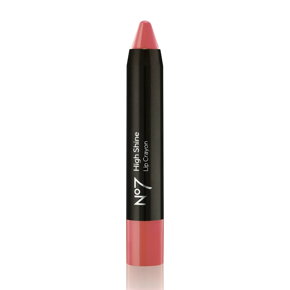 No7 High Shine Lip Crayon Desert Rose 2.71g Image 1