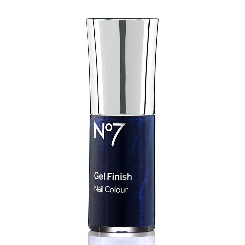 No7 Gel Finish Nail Colour Midnight 10ml Image 1