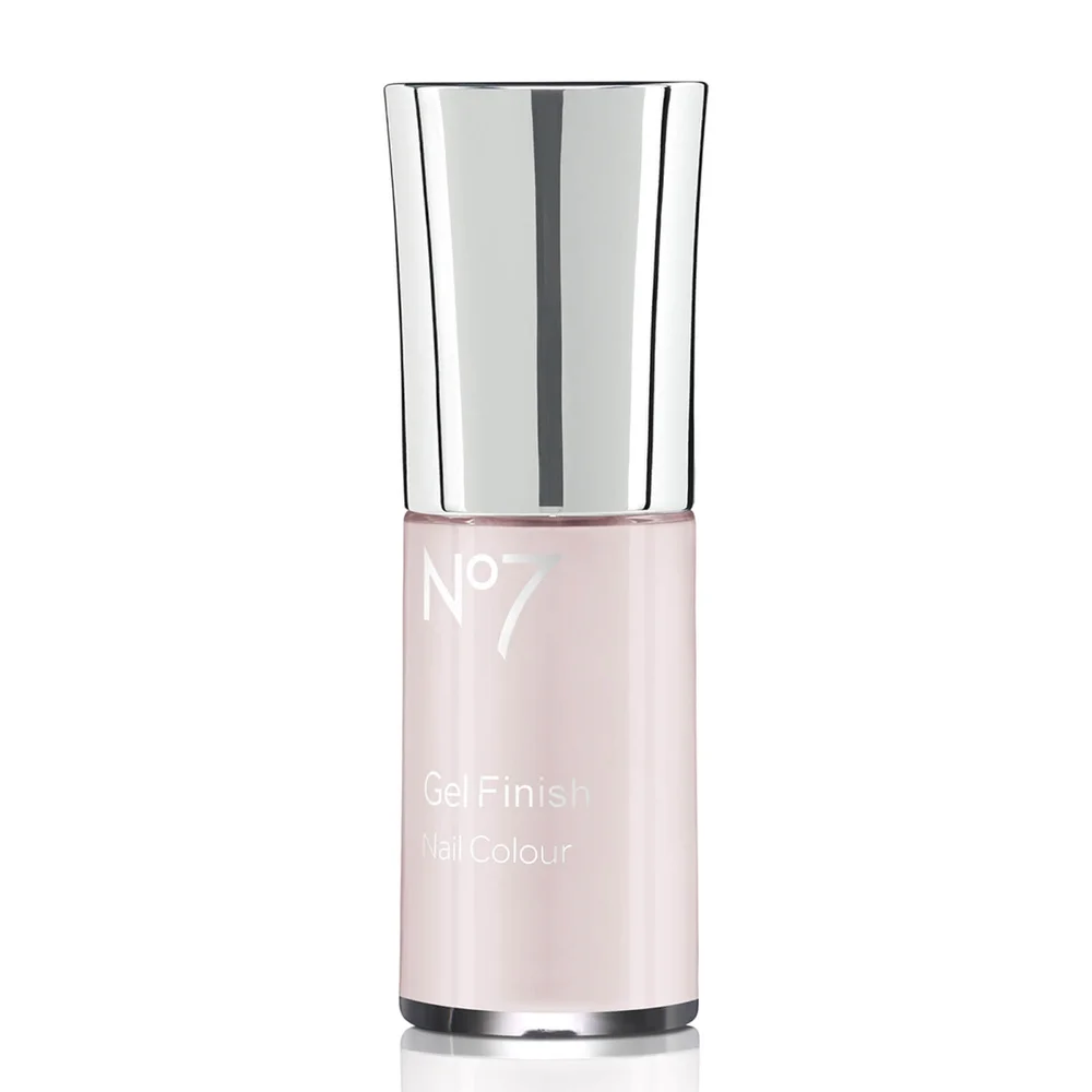 No7 Gel Finish Nail Colour Pink Meringue 10ml Image 1