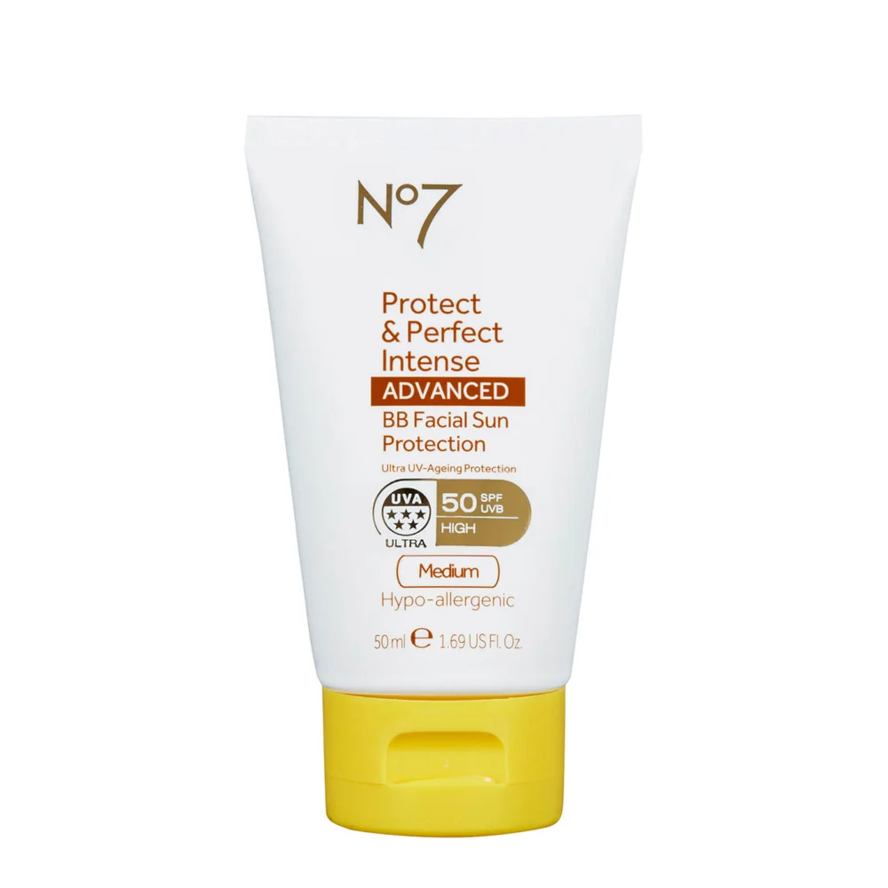 No7 Protect & Perfect Intense ADVANCED BB Facial Sun Protection SPF50 Medium 50ml Image 1