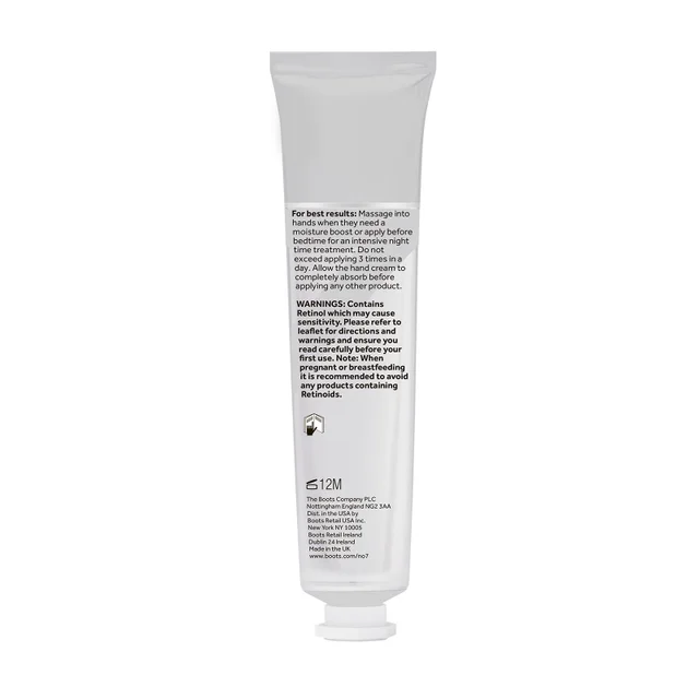 No7 Pure Retinol Hand Cream 75ml