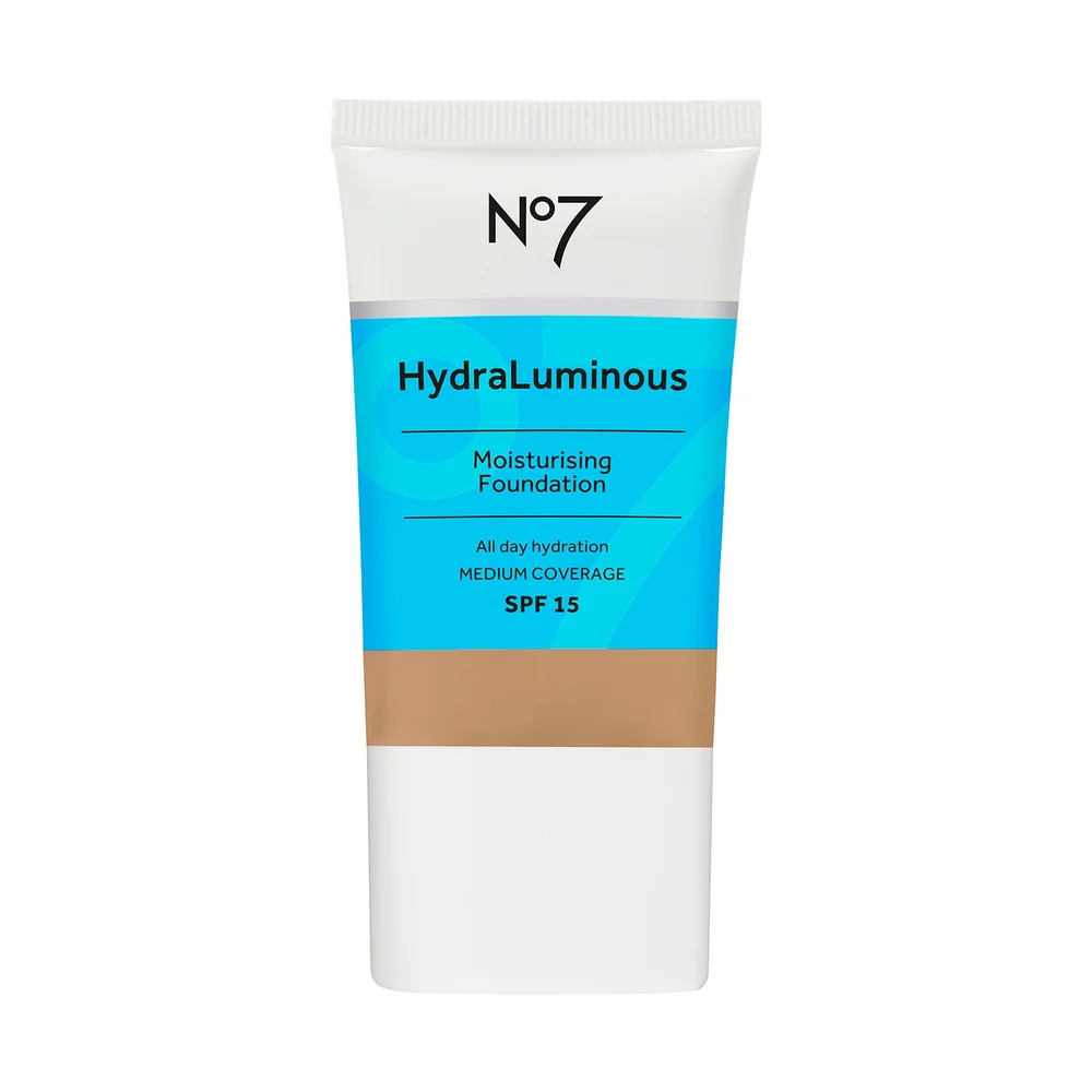 No7 HydraLuminous Moisturising Foundation 30ml - Warm Sand Image 1