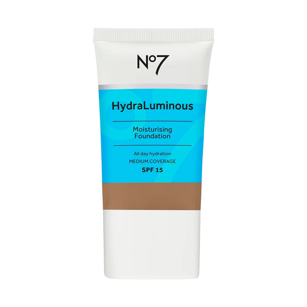 No7 HydraLuminous Moisturising Foundation Toffee 30ml Image 1