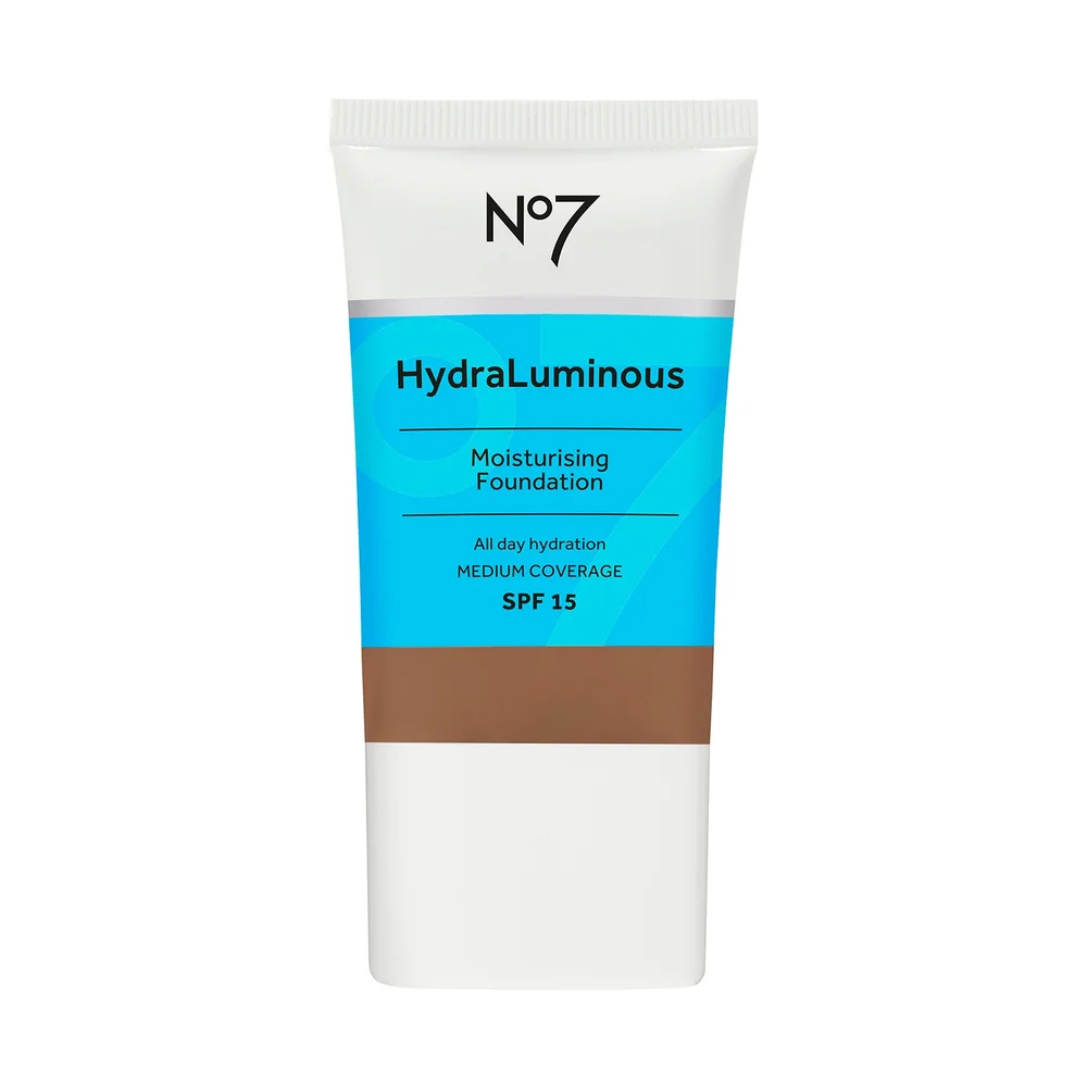 No7 HydraLuminous Moisturising Foundation 30ml - Chestnut Image 1