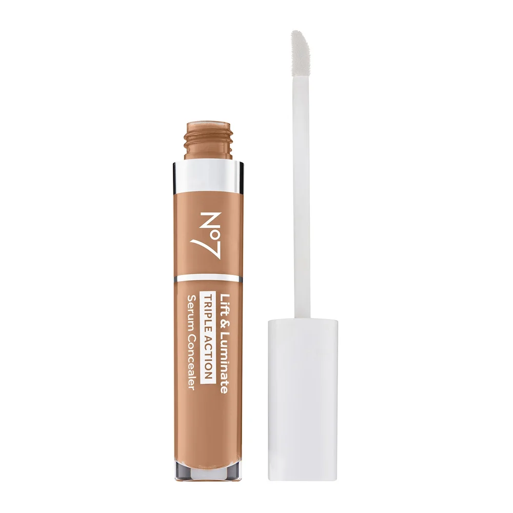 No7 Lift & Luminate TRIPLE ACTION Serum Concealer 8ml - Truly Medium Image 1