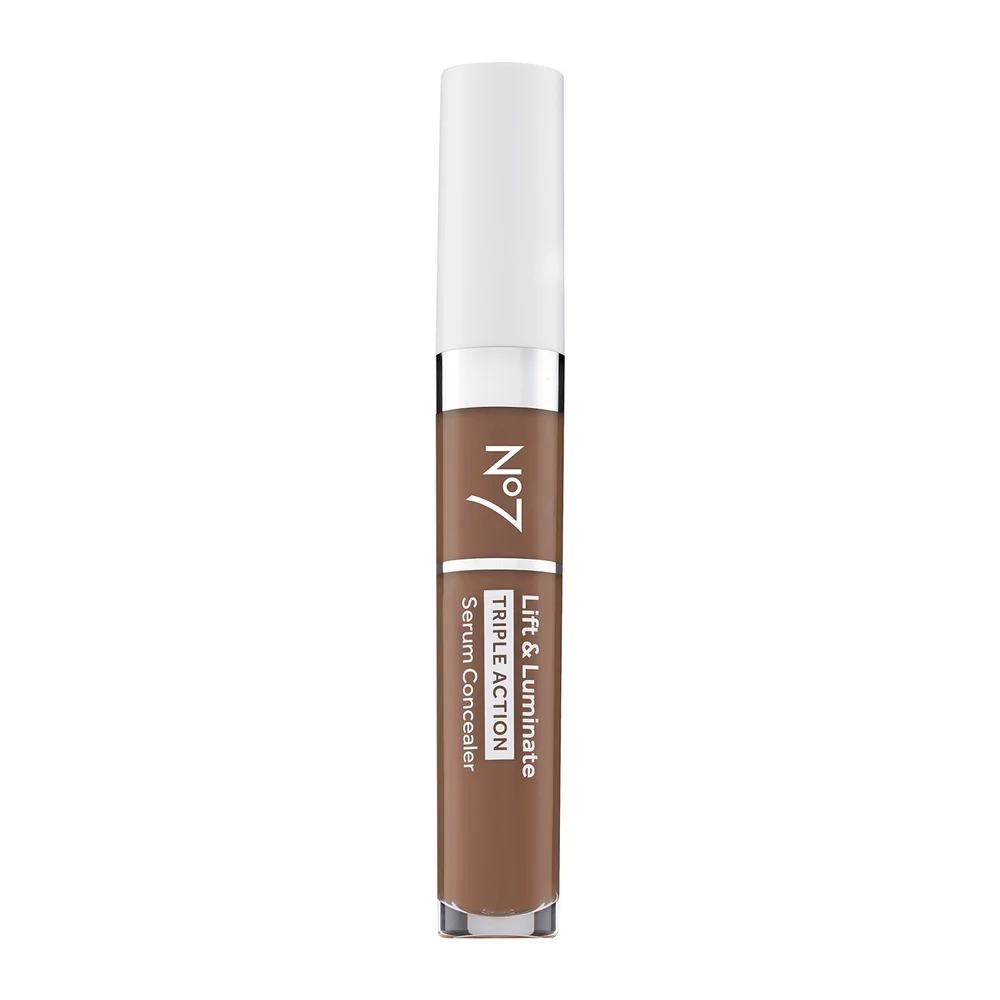 No7 Lift & Luminate TRIPLE ACTION Serum Concealer Deep 8ml Image 1