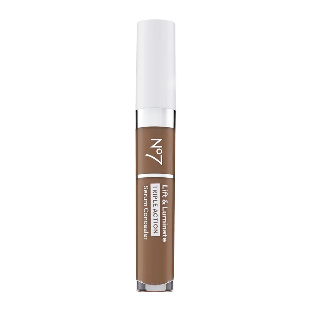No7 Lift & Luminate TRIPLE ACTION Serum Concealer 8ml - Truly Deep Image 1