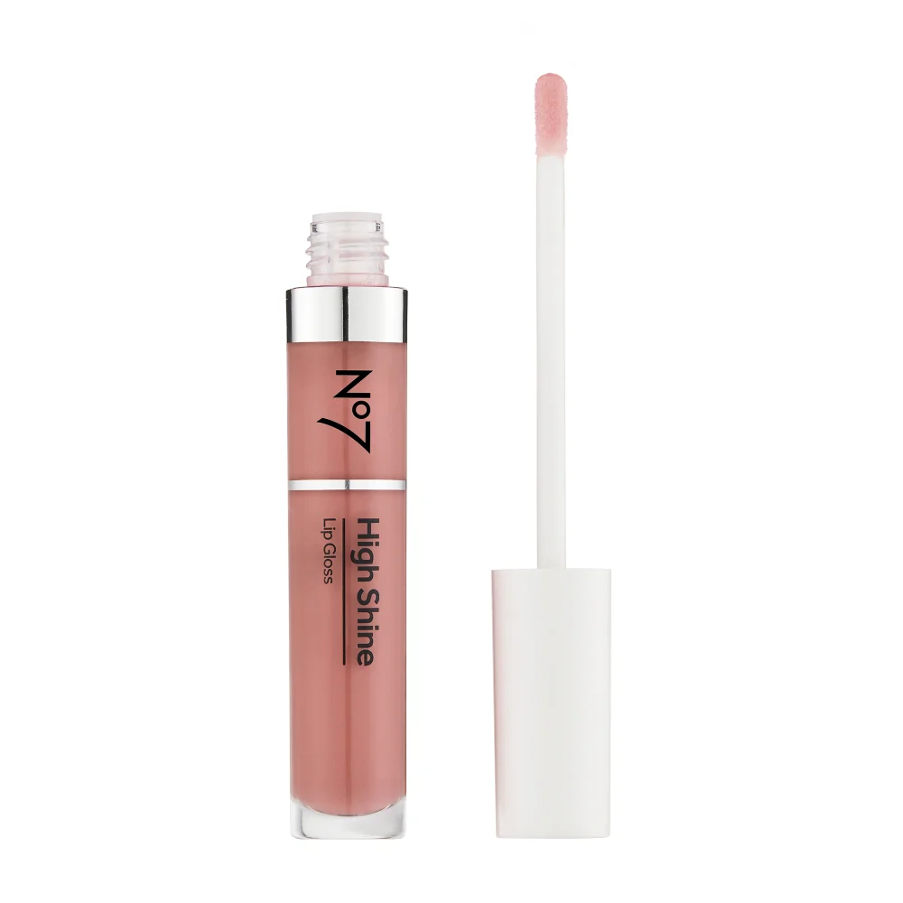 No7 High Shine Lip Gloss 8ml - Peony Image 1