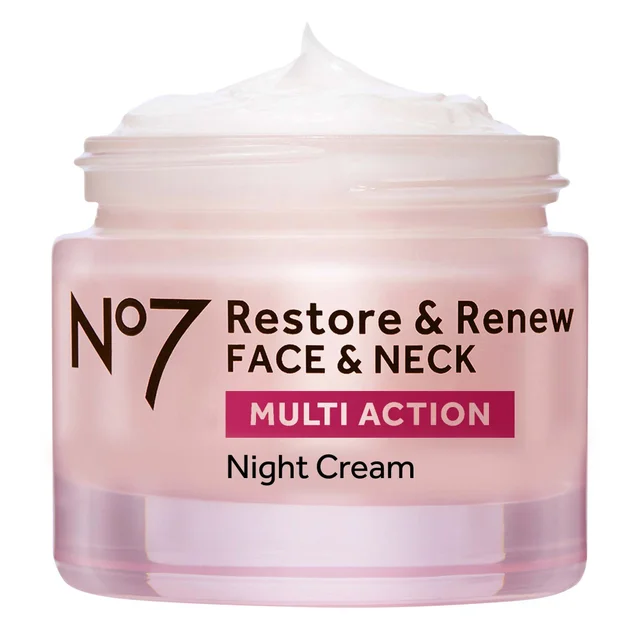 No7 Restore & Renew Face & Neck MULTI ACTION Night Cream 50ml