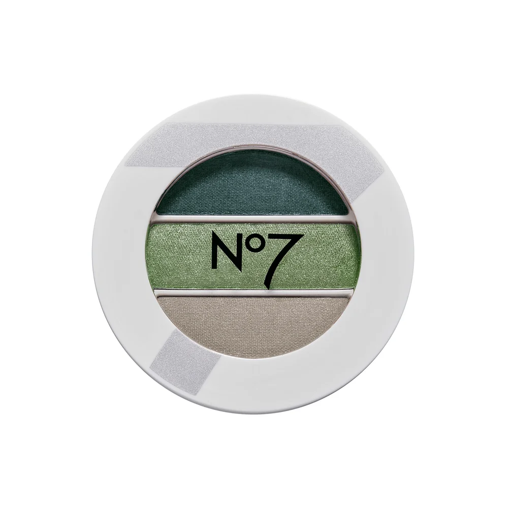 No7 Eyeshadow Trios 2.6g - Emerald Glaze Image 1
