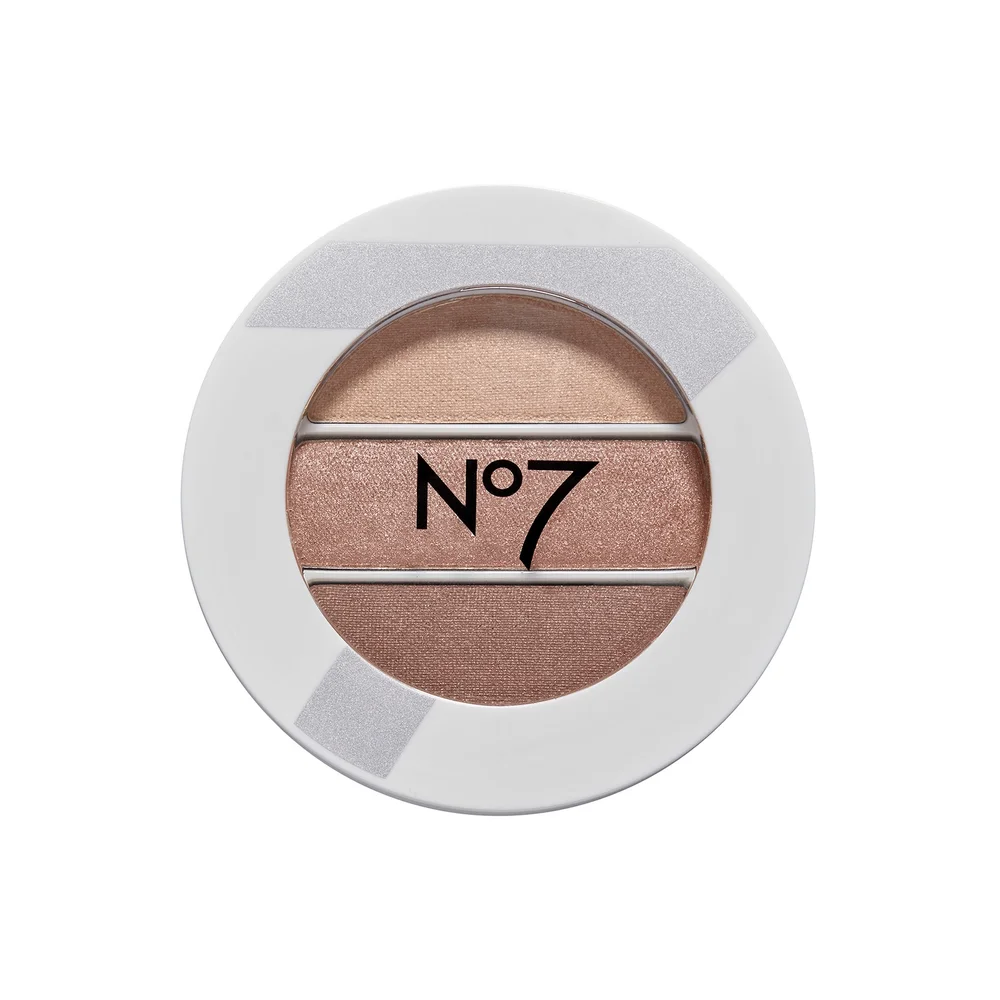 No7 Eyeshadow Trios 2.6g - Warm Suede Image 1