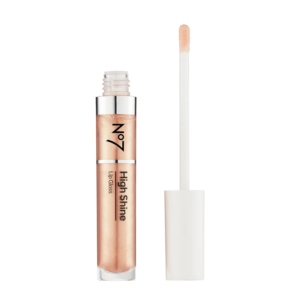 No7 High Shine Lip Gloss 8ml - Honey Bloom Image 1