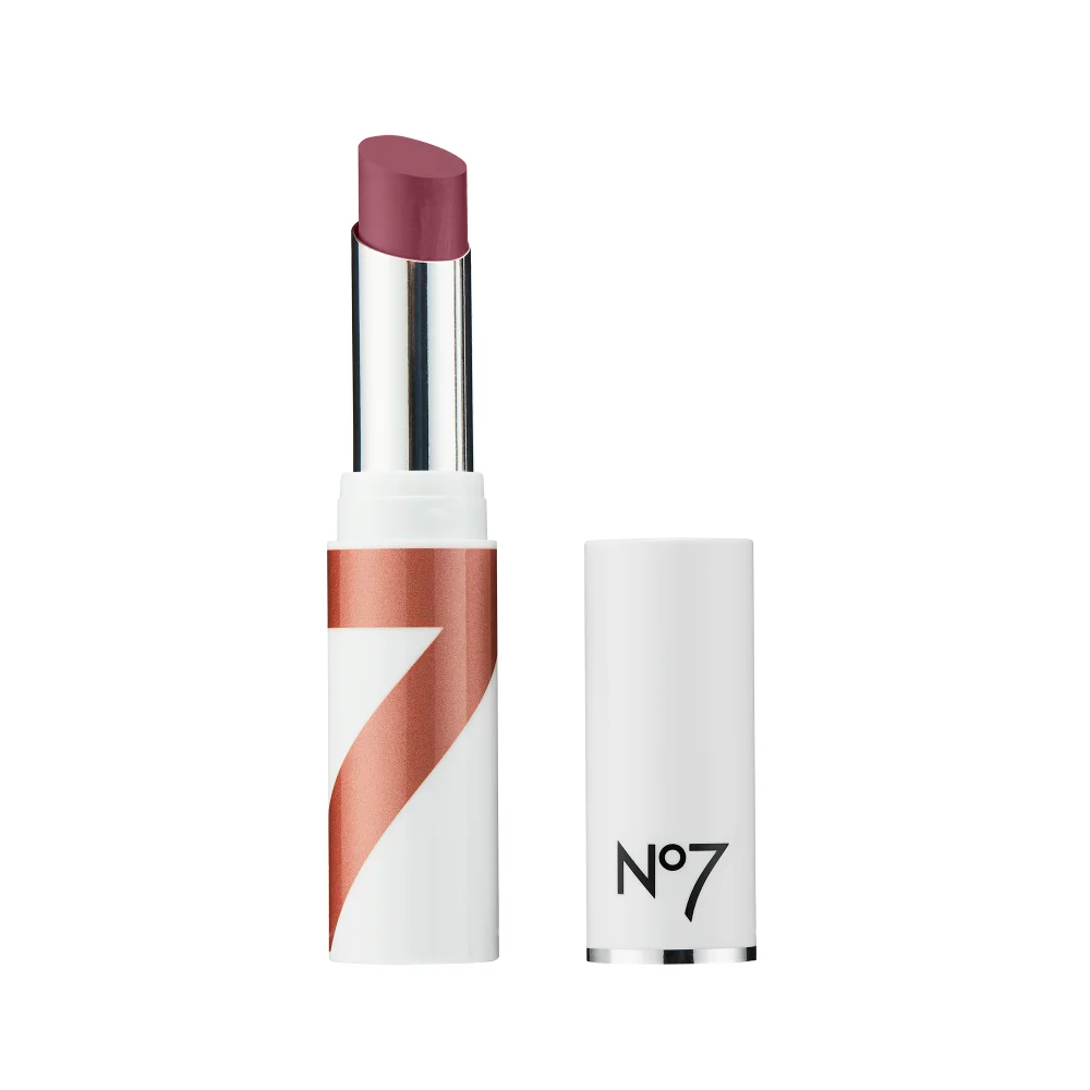 No7 Stay Perfect Lipstick 3.2g - Dark Berry Image 1