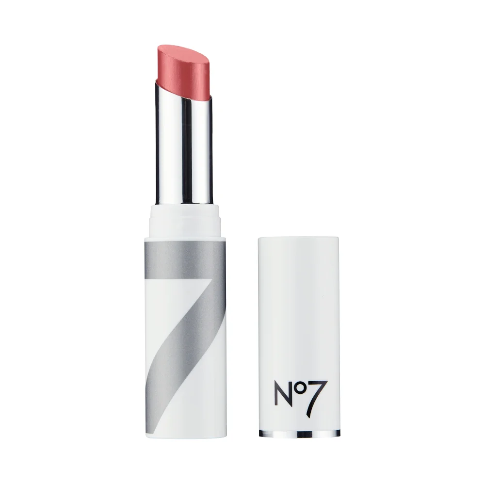 No7 Sheer Temptation Lipstick 3.2g - Shy Pink Image 1