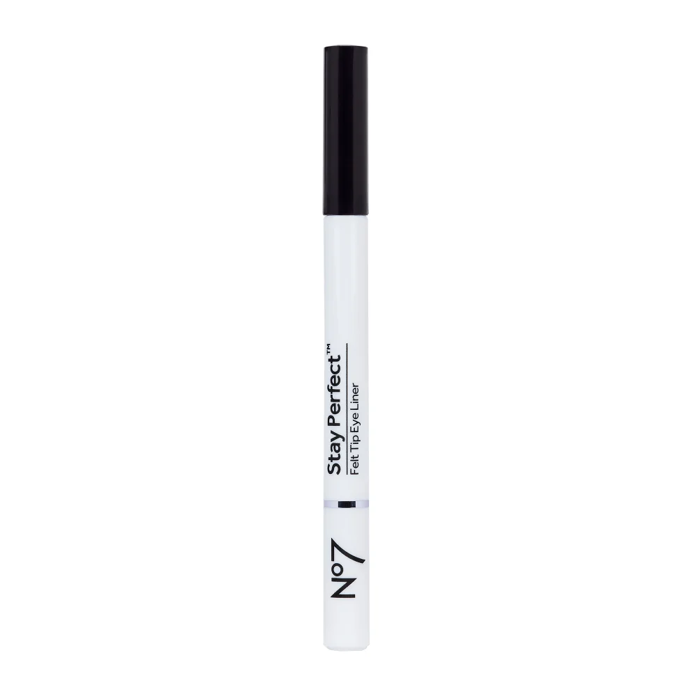 No7 Stay Perfect Precise Felt Tip Eye Liner 1.6g Black Image 1