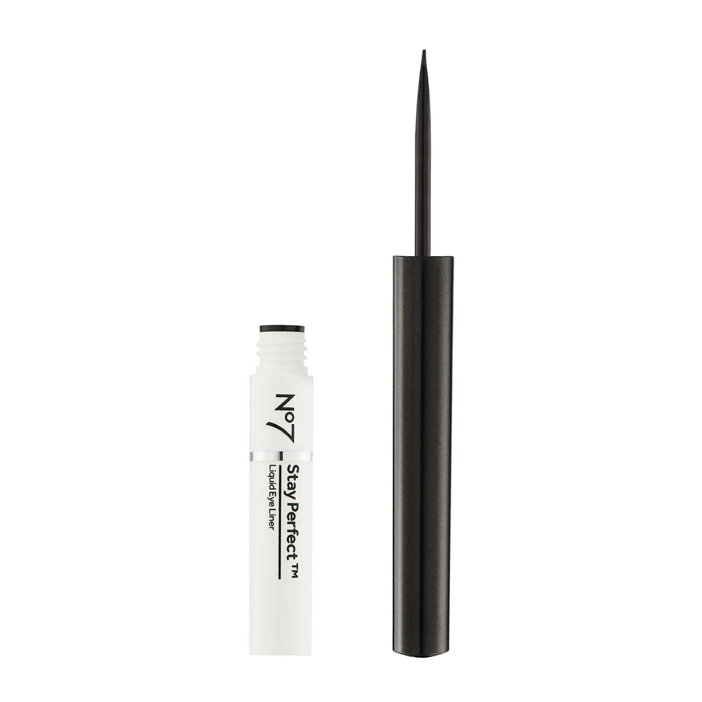No7 Stay Precise Liquid Liner 1.7ml - Black Image 1
