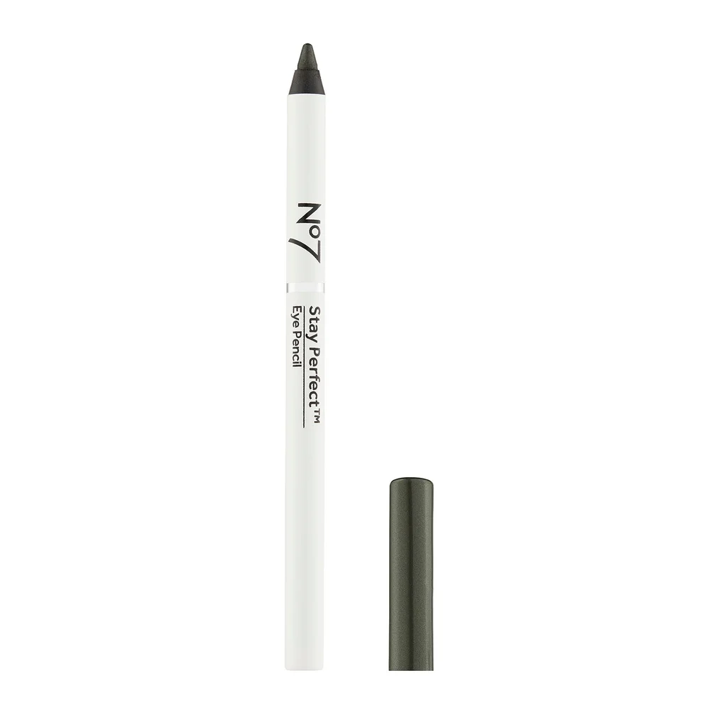 No7 Stay Perfect Amazing Eyes Pencil 1g - Deep Green Image 1