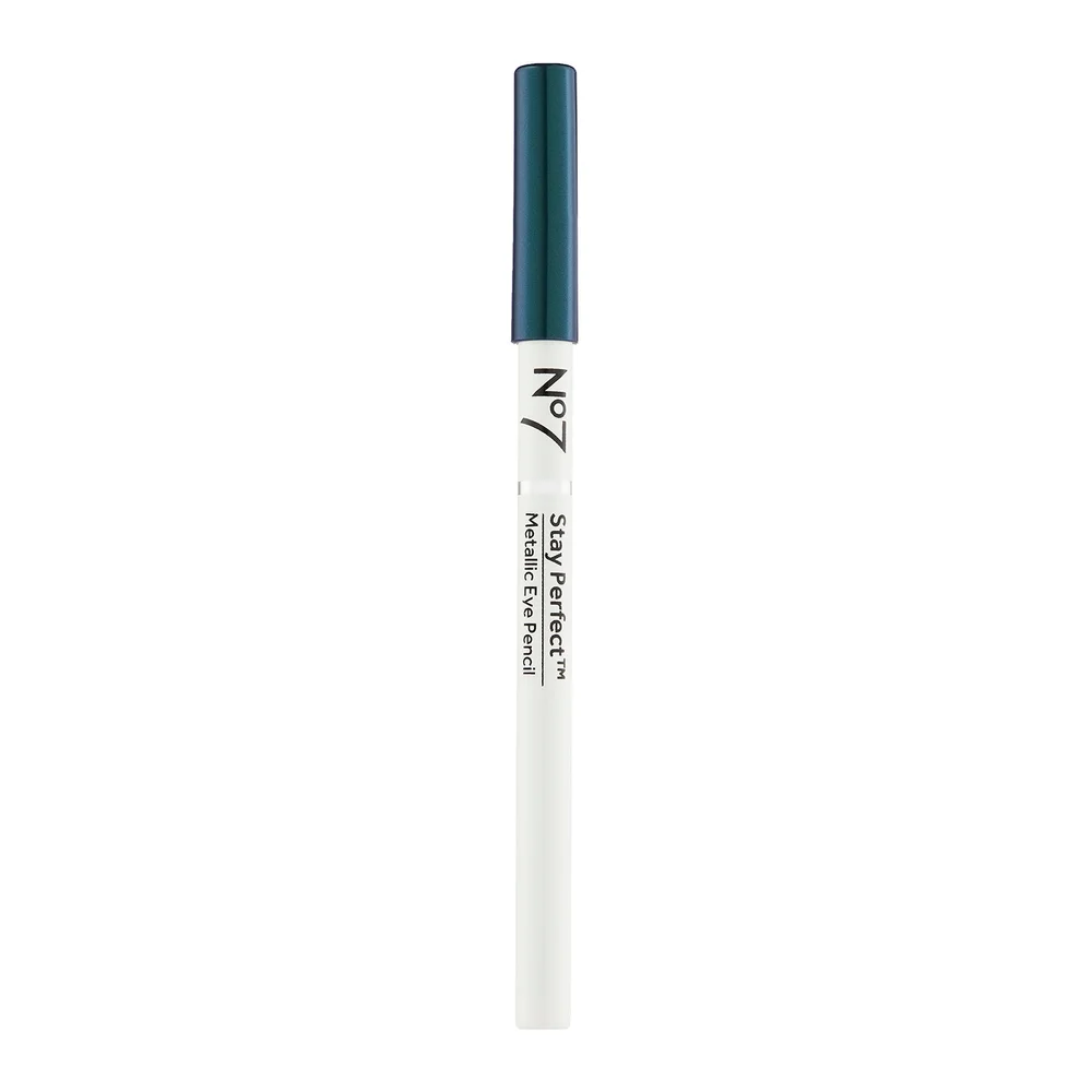 No7 Stay Perfect Metallic Eye Pencil 1g - Blue Image 1