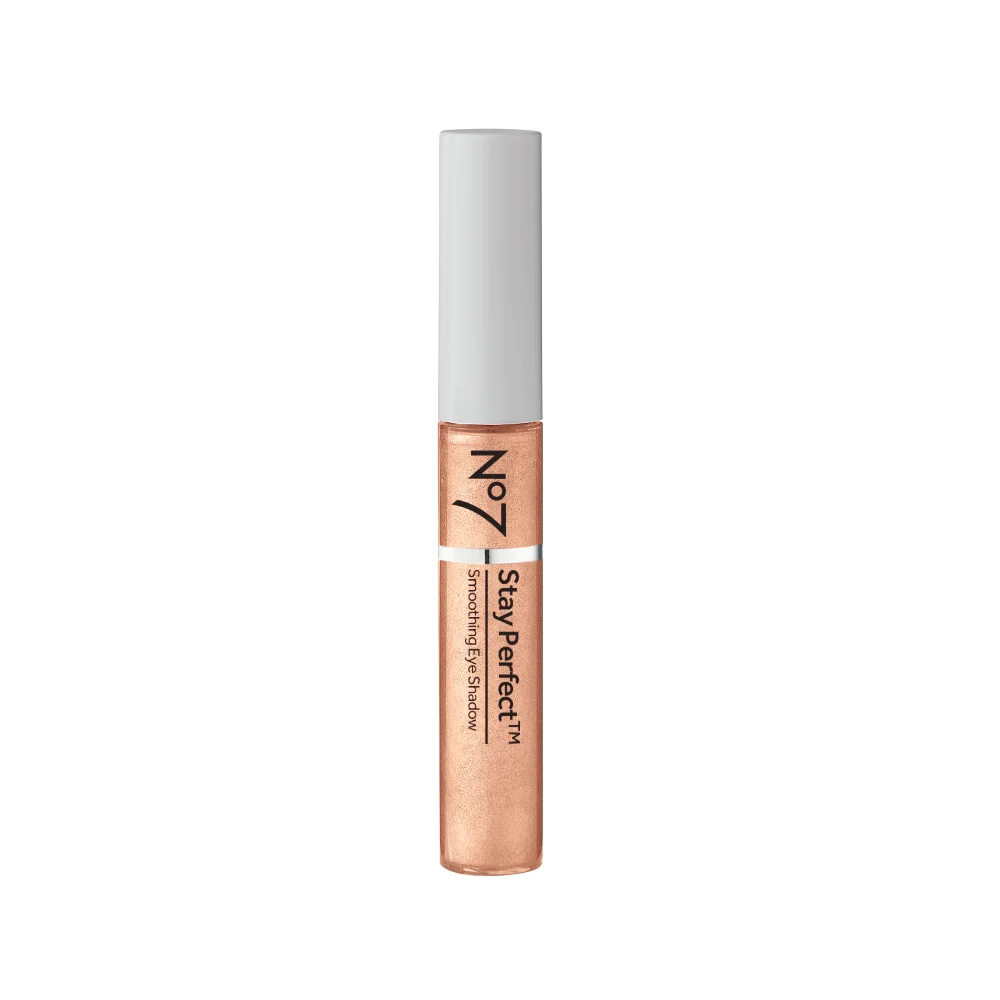 No7 Stay Perfect Smoothing Eyeshadow 4ml - Rose Gold Image 1