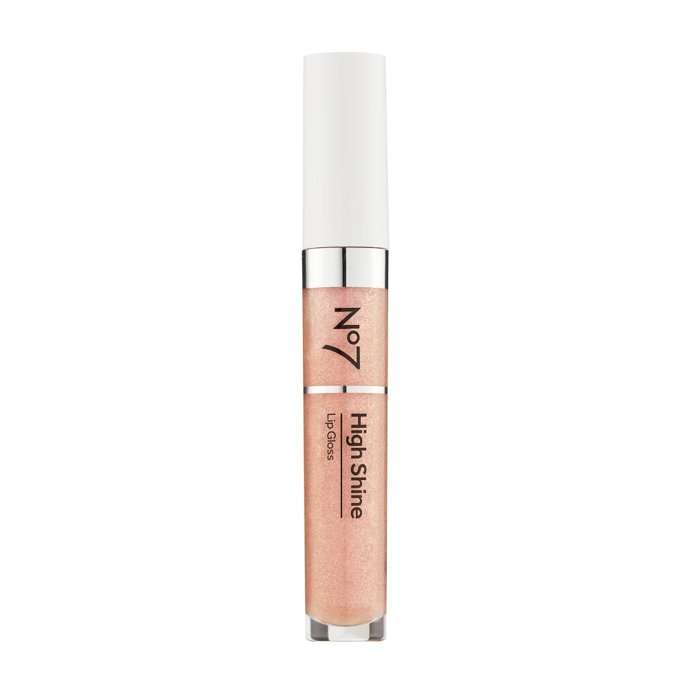 No7 High Shine Lip Gloss 8ml - Sparkling Rose Image 1