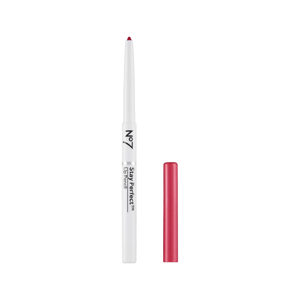 No7 Stay Perfect Lip Pencil 3g - Raspberry Image 1