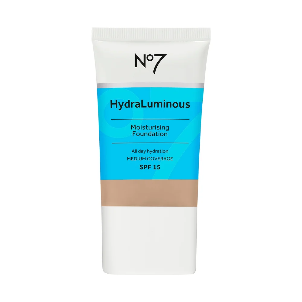 No7 HydraLuminous Moisturising Foundation Warm Beige 30ml Image 1