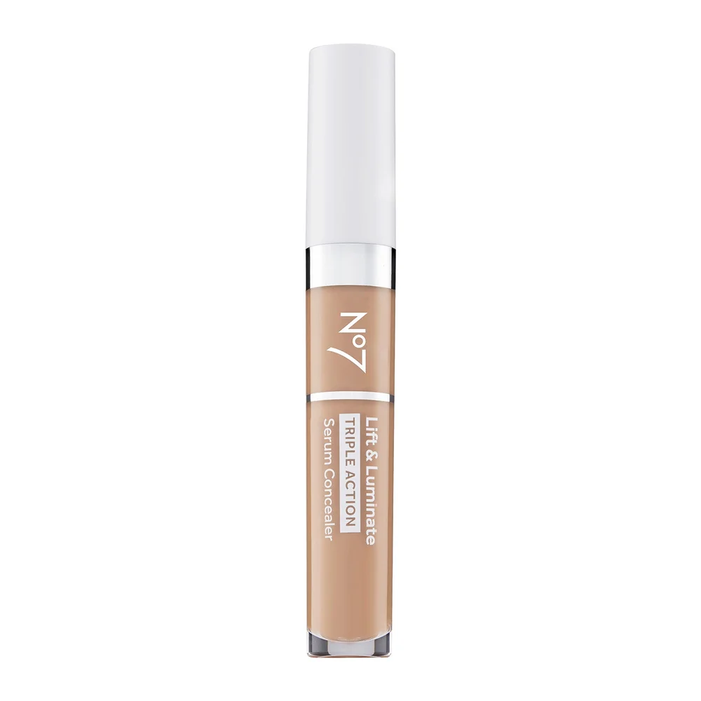 No7 Lift & Luminate TRIPLE ACTION Serum Concealer 8ml - Medium Image 1