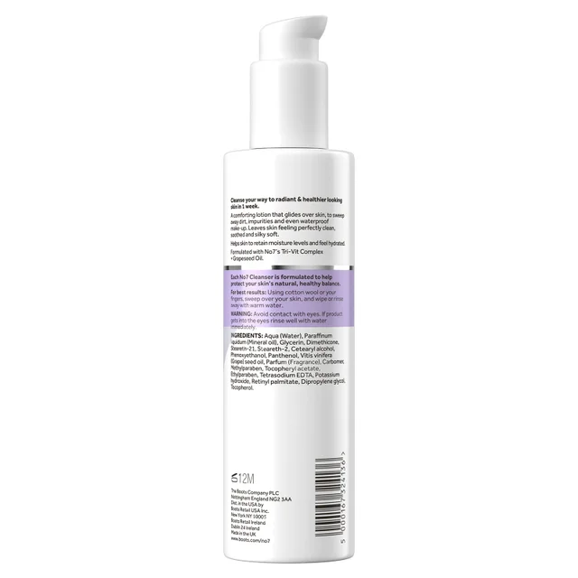 No7 Cleansing Lotion 200ml