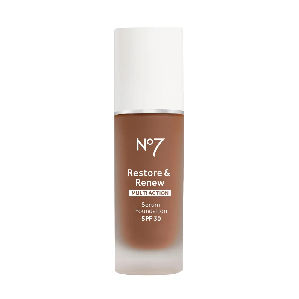 No7 Restore & Renew Foundation SPF30 30ml - Cedar Image 1