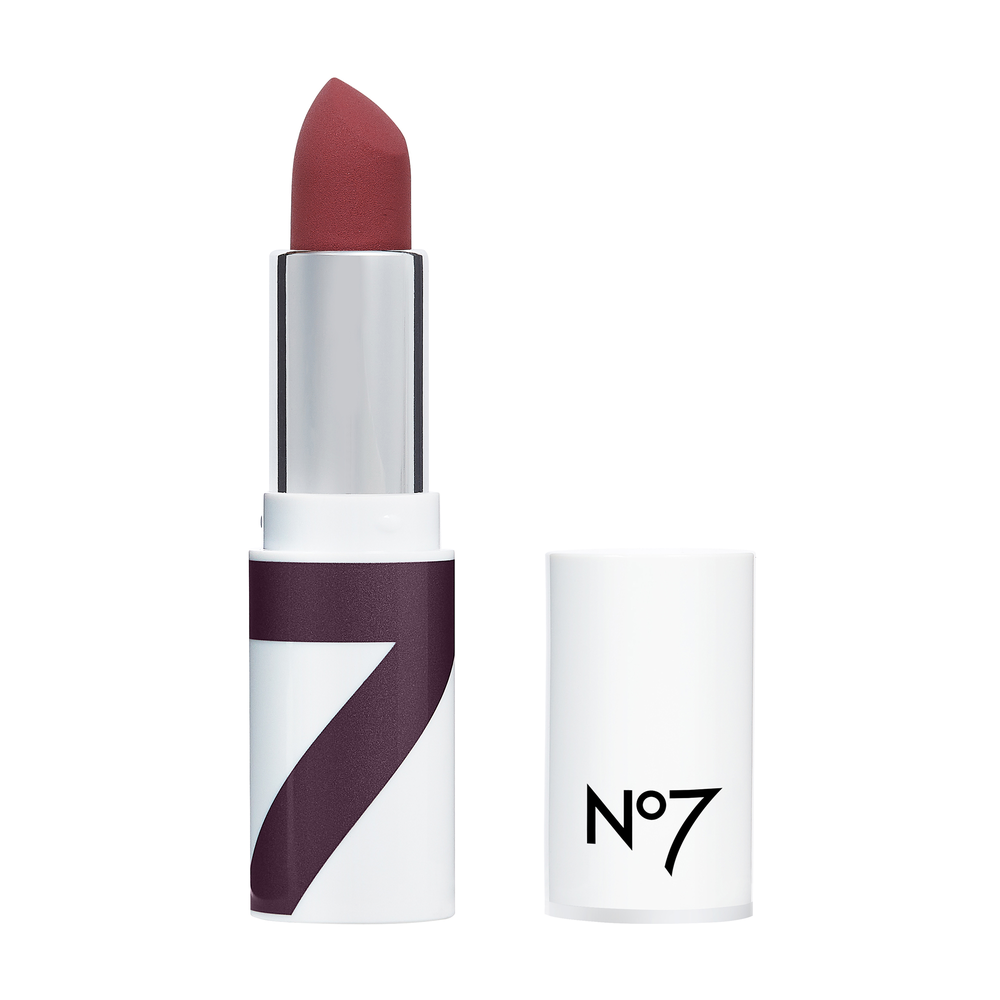 No7 Velvet Matte Lipstick 3g - Heather Image 1