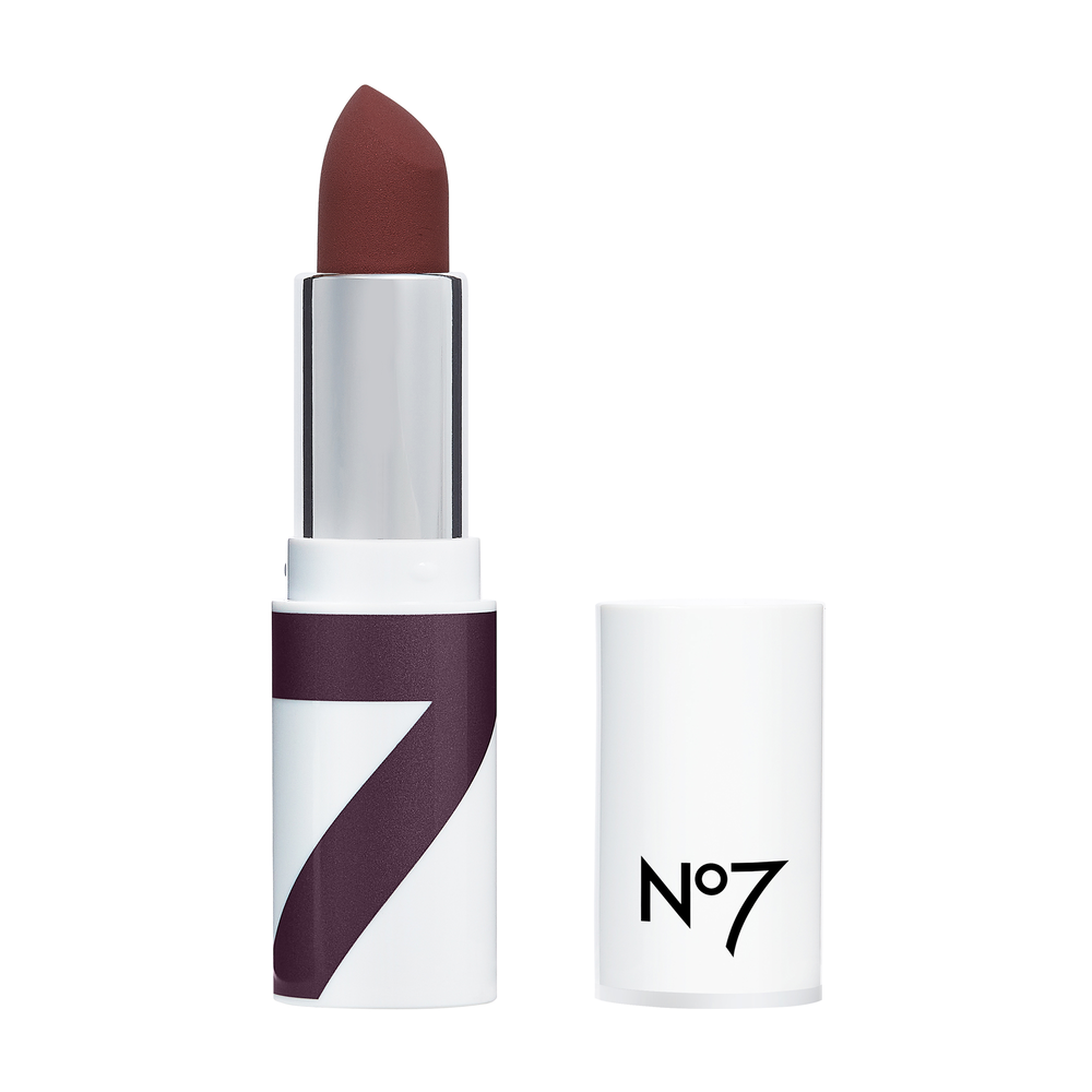 No7 Velvet Matte Lipstick 3g - Crimson Image 1
