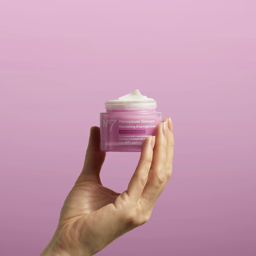 No7 Menopause Skincare Nourishing Overnight Cream 50ml Image 1
