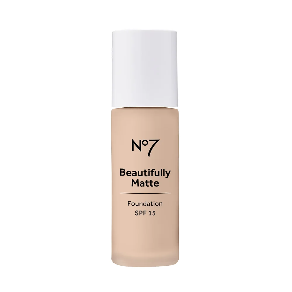 No7 Beautifully Matte Foundation SPF15 28ml - Porcelain 630N Image 1