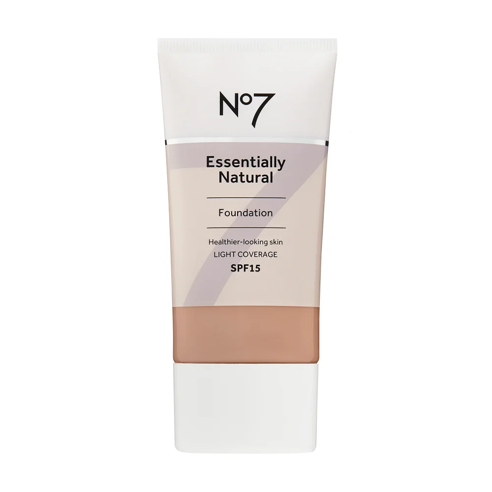 No7 Essentially Natural Foundation 40ml - Cool Beige Image 1