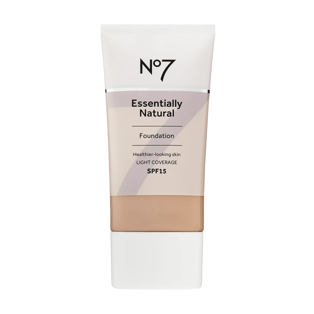 No7 Essentially Natural Foundation 40ml - Cool Ivory Image 1
