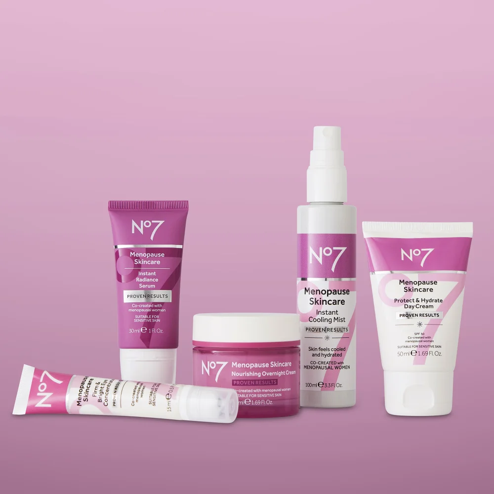 No7 Menopause Skincare 5 Piece Collection Image 1