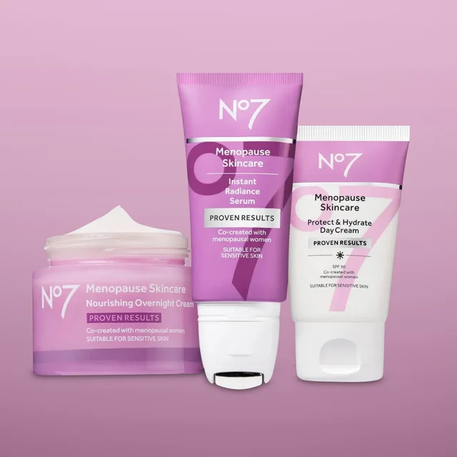 No7 Menopause Skincare 3 Piece Starter Collection