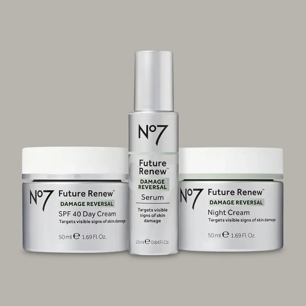No7 Future Renew™ Damage Reversal Kit for Fine Lines & Wrinkles and Skin Looks Brighter & Firmer Image 1