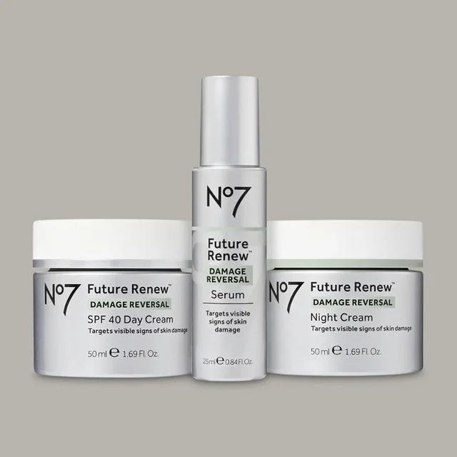 No7 Future Renew™ Damage Reversal Kit for Fine Lines & Wrinkles and Skin Looks Brighter & Firmer