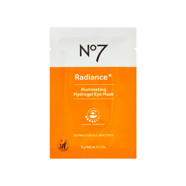 No7 Radiance+ Illuminating Hydrogel Eye Masks 5 x 3g
