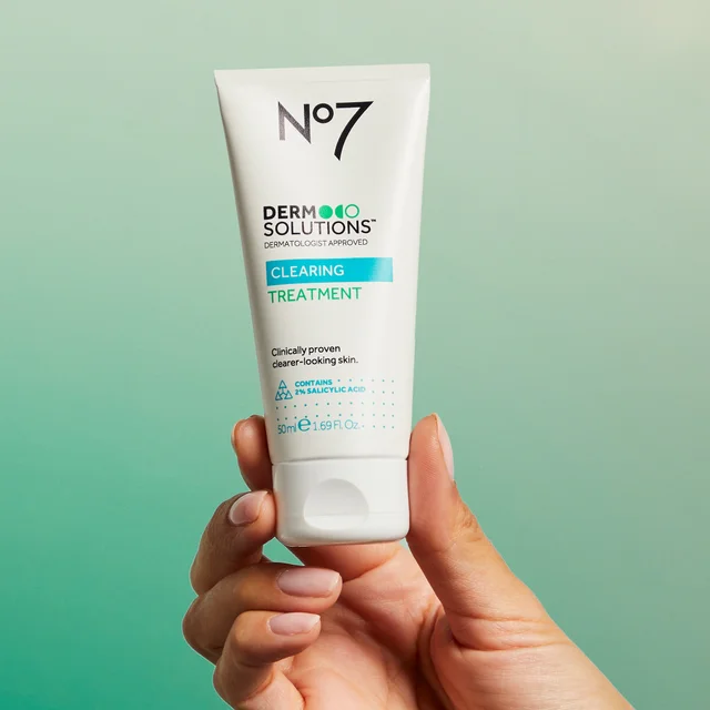 No7 Derm Solutions™ Clearing Treatment Suitable for Oily, Blemish-Prone Skin with Salicylic Acid 50ml